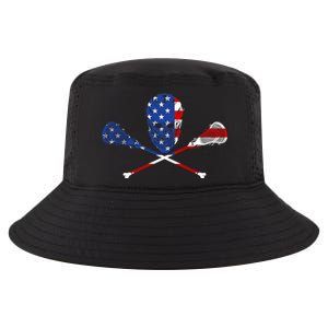 Lacrosse Flag Cool Comfort Performance Bucket Hat