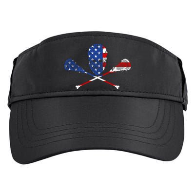 Lacrosse Flag Adult Drive Performance Visor