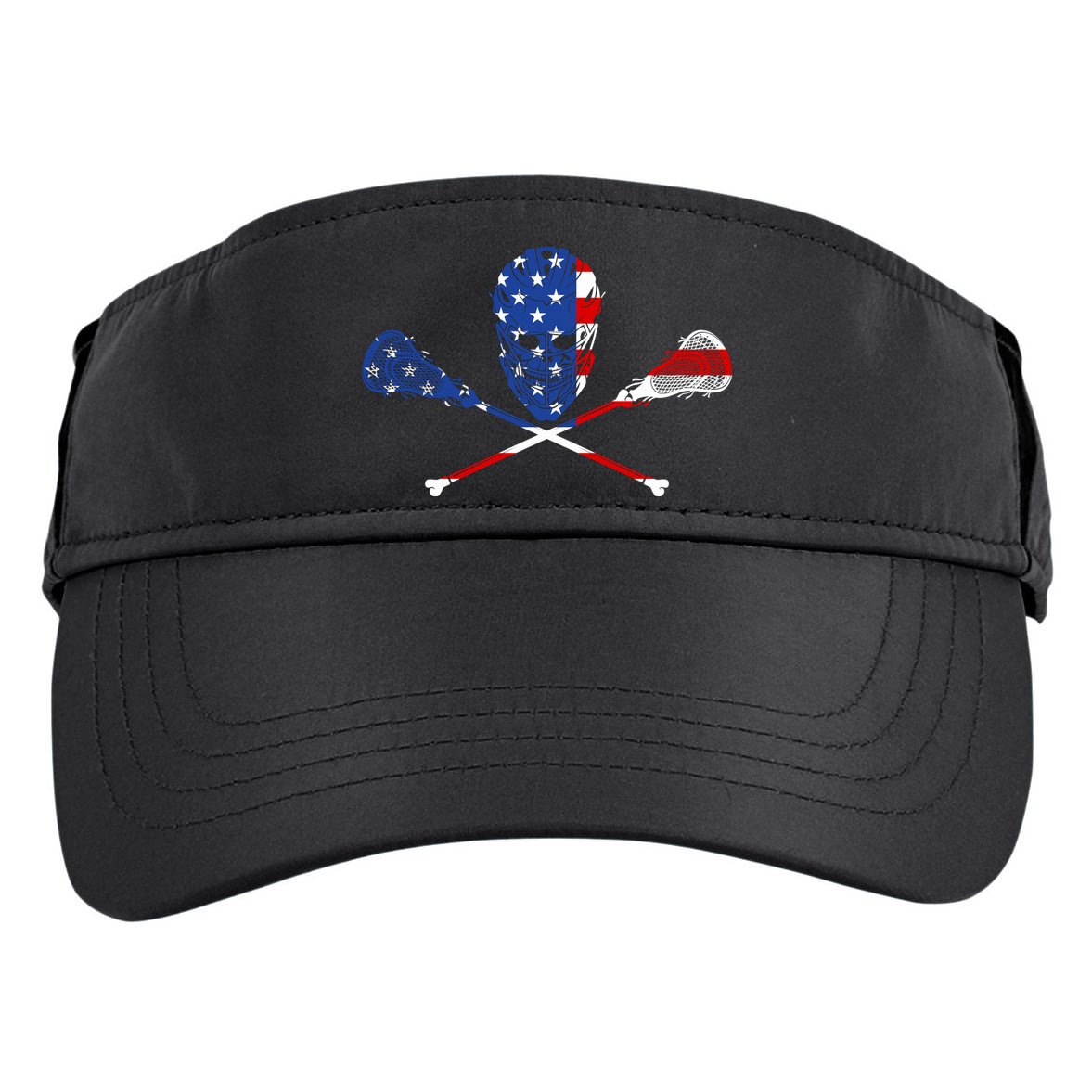 Lacrosse Flag Adult Drive Performance Visor