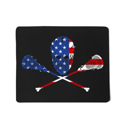 Lacrosse Flag Mousepad