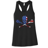 Lacrosse Flag Women's Racerback Tank