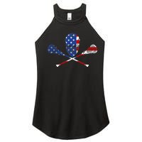 Lacrosse Flag Women's Perfect Tri Rocker Tank