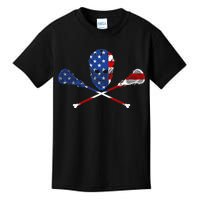 Lacrosse Flag Kids T-Shirt