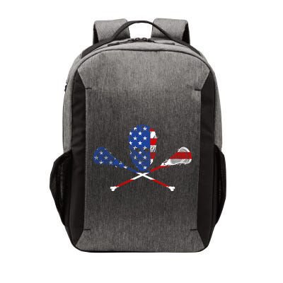 Lacrosse Flag Vector Backpack