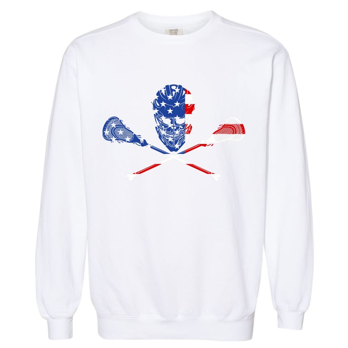 Lacrosse Flag Garment-Dyed Sweatshirt