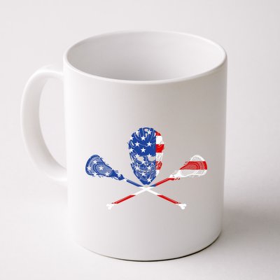 Lacrosse Flag Coffee Mug