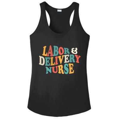 Labor And Delivery Nurse L And D Nurses Day Week Nursing Gift Ladies PosiCharge Competitor Racerback Tank