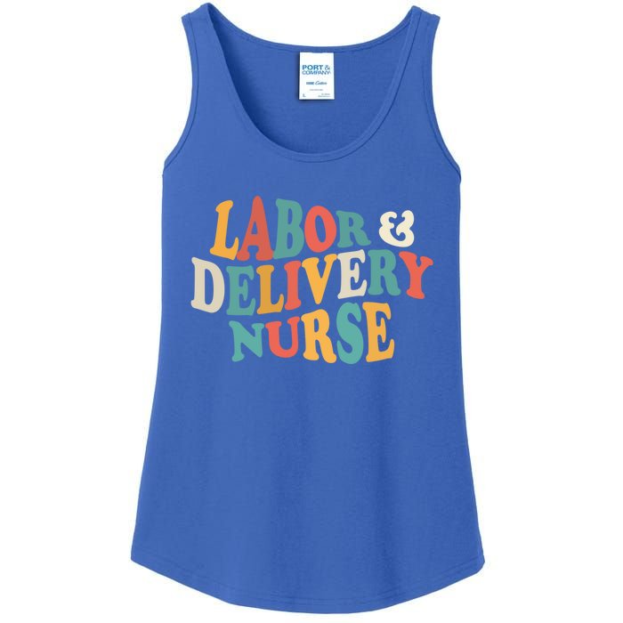 Labor And Delivery Nurse L And D Nurses Day Week Nursing Gift Ladies Essential Tank