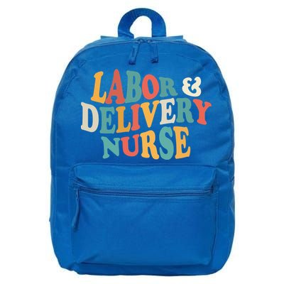 Labor And Delivery Nurse L And D Nurses Day Week Nursing Gift 16 in Basic Backpack