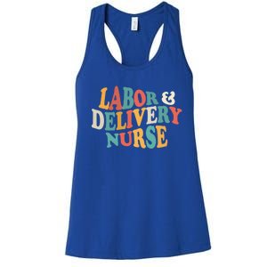 Labor And Delivery Nurse L And D Nurses Day Week Nursing Gift Women's Racerback Tank