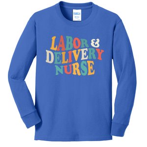 Labor And Delivery Nurse L And D Nurses Day Week Nursing Gift Kids Long Sleeve Shirt