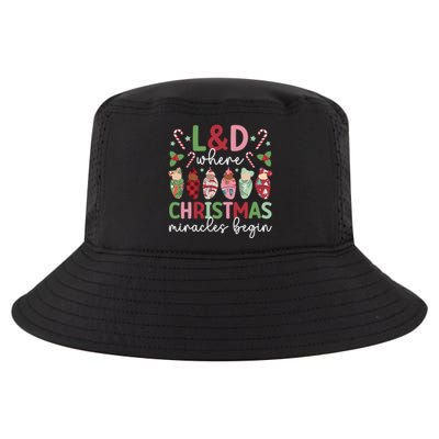 L And D Christmas Miracles L And D Nurse Xmas Party L And D Nursing Meaningful G Cool Comfort Performance Bucket Hat