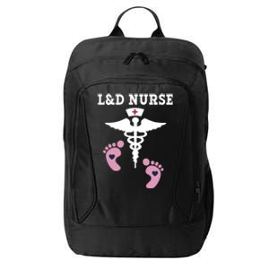 L And D Labor And Delivery Nurse Gift City Backpack