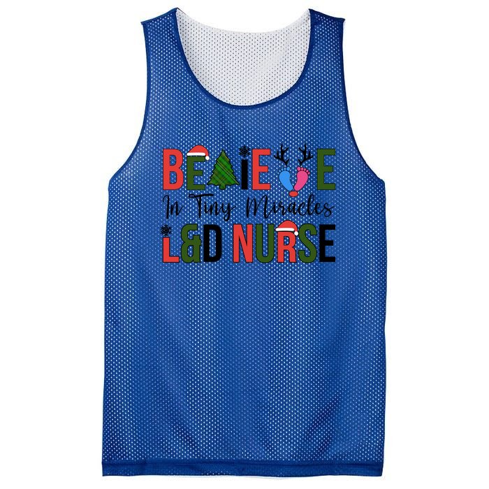 L And D Nurse Christmas Labor And Delivery Nursing Xmas Gift Mesh Reversible Basketball Jersey Tank