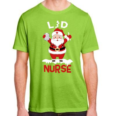 L And D Nurse Santa Claus Stethoscope Christmas Xmas Gift Adult ChromaSoft Performance T-Shirt