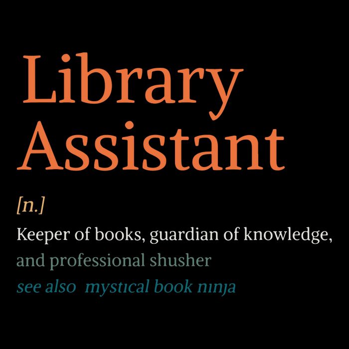 Library Assistant Definition Funny School Librarian Bookish Sustainable Bucket Hat