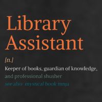 Library Assistant Definition Funny School Librarian Bookish 25L Jumbo Tote