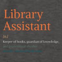 Library Assistant Definition Funny School Librarian Bookish Vector Backpack