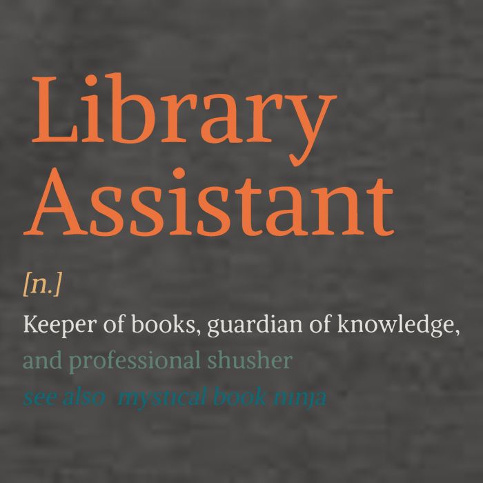 Library Assistant Definition Funny School Librarian Bookish Vector Backpack