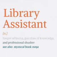 Library Assistant Definition Funny School Librarian Bookish Garment-Dyed Sweatshirt