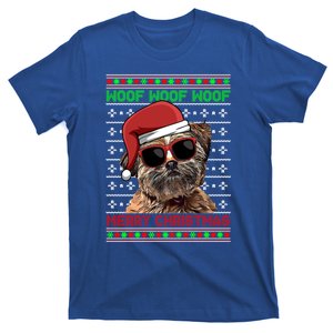 Lhasa Apso Dog Funny Woof Merry Christmas Gift T-Shirt