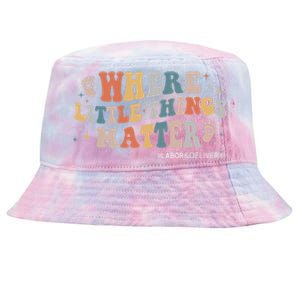 Labor And Delivery Nurse L And D Where Little Things Matter Gift Tie-Dyed Bucket Hat