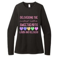 Labor and Delivery Nurse Valentine's Day, L&D nurse Womens CVC Long Sleeve Shirt