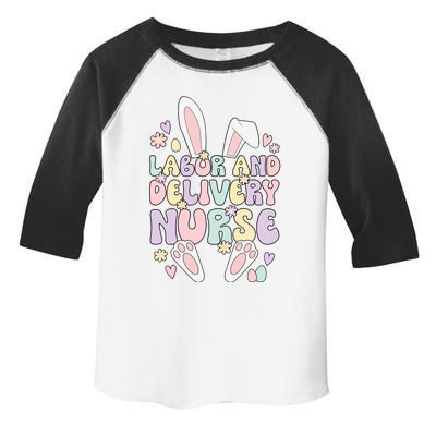 Labor And Delivery Nurse Easter Bunny L And D Nurse Easter Day Gift Toddler Fine Jersey T-Shirt