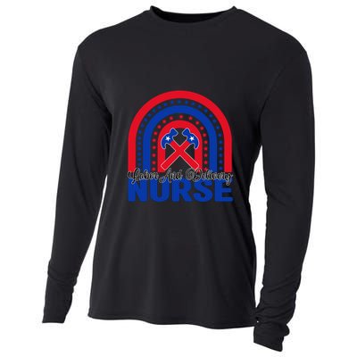 Labor And Delivery Nurse Labor Day Gift Cooling Performance Long Sleeve Crew