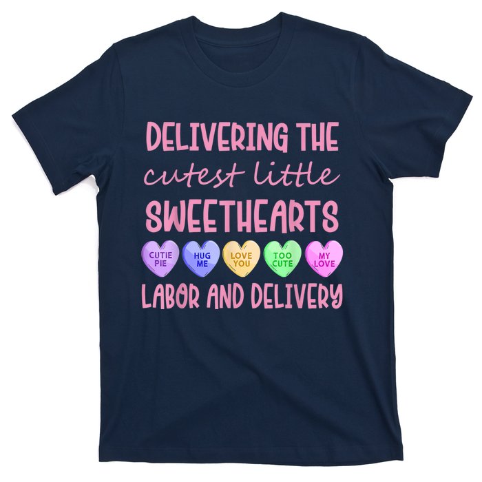 Labor And Delivery Nurse Valentine's Day, L&D Nurse T-Shirt