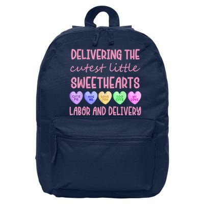 Labor And Delivery Nurse Valentine's Day, L&D Nurse 16 in Basic Backpack