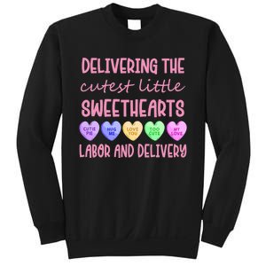 Labor And Delivery Nurse Valentine's Day, L&D Nurse Sweatshirt