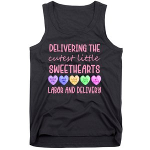 Labor And Delivery Nurse Valentine's Day, L&D Nurse Tank Top