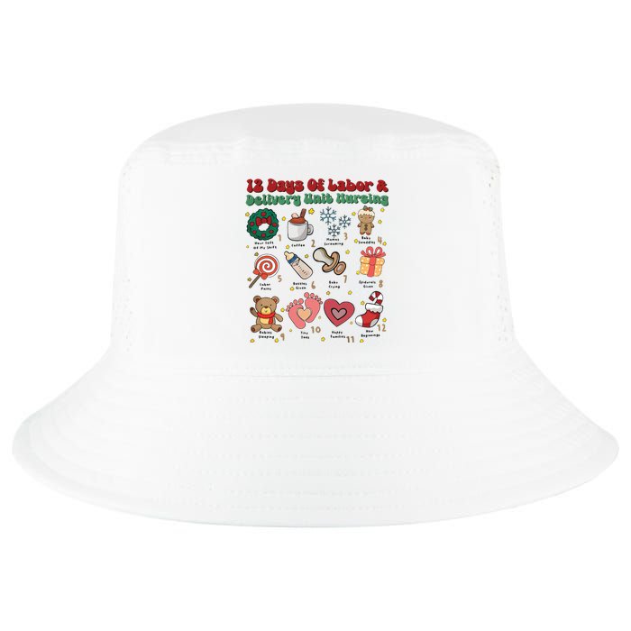 Labor And Delivery Christmas Labor And Delivery Nurse L&D Nurse Era Cool Comfort Performance Bucket Hat