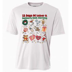 Labor And Delivery Christmas Labor And Delivery Nurse L&D Nurse Era Cooling Performance Crew T-Shirt