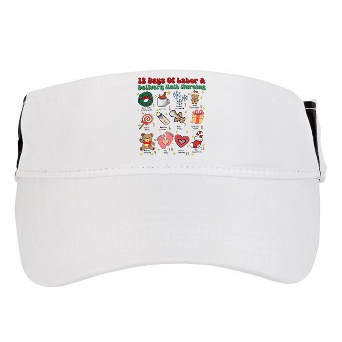 Labor And Delivery Christmas Labor And Delivery Nurse L&D Nurse Era Adult Drive Performance Visor