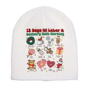 Labor And Delivery Christmas Labor And Delivery Nurse L&D Nurse Era Short Acrylic Beanie