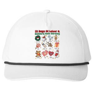 Labor And Delivery Christmas Labor And Delivery Nurse L&D Nurse Era Snapback Five-Panel Rope Hat