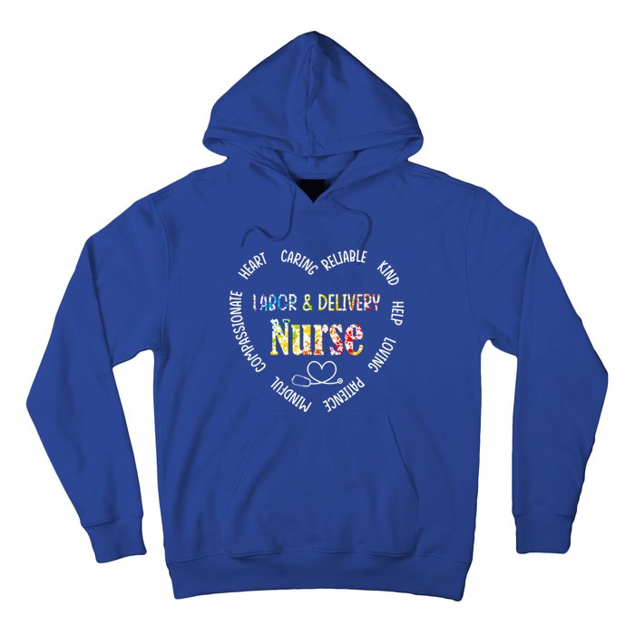 Labor And Delivery Nurse Heart Gift Hoodie