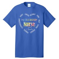 Labor And Delivery Nurse Heart Gift Tall T-Shirt