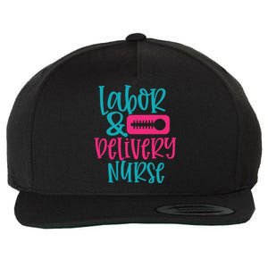 Labor And Delivery Nurse Work Hospital Nursing Gift Wool Snapback Cap