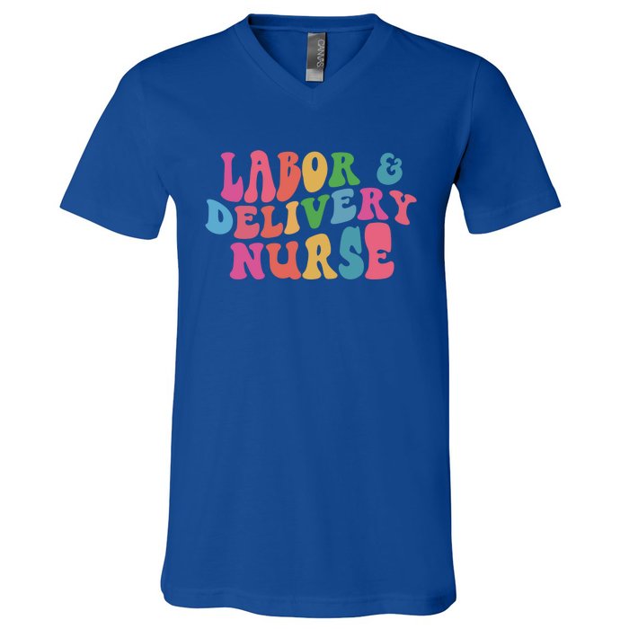 Labor And Delivery Nurse Gift V-Neck T-Shirt