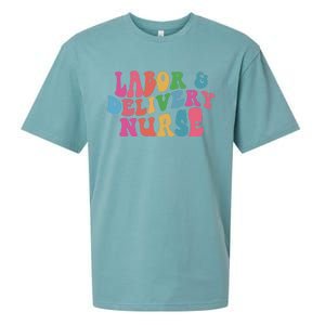 Labor And Delivery Nurse Gift Sueded Cloud Jersey T-Shirt