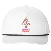 Labor and Delivery We Deliver The Best Presents Nurse Xmas Snapback Five-Panel Rope Hat