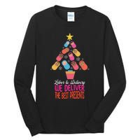 Labor and Delivery We Deliver The Best Presents Nurse Xmas Tall Long Sleeve T-Shirt