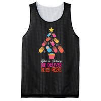 Labor and Delivery We Deliver The Best Presents Nurse Xmas Mesh Reversible Basketball Jersey Tank