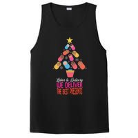 Labor and Delivery We Deliver The Best Presents Nurse Xmas PosiCharge Competitor Tank