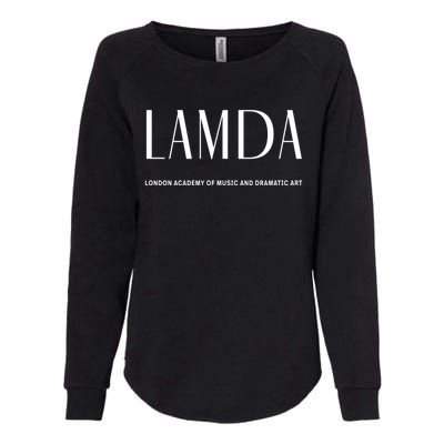 LAMDA Art Deco Style Academy Womens California Wash Sweatshirt