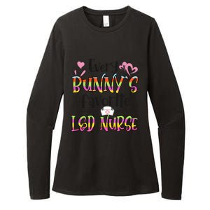 L And D Nurse Bunny's Favorite Nurse Easter Day Gift Womens CVC Long Sleeve Shirt