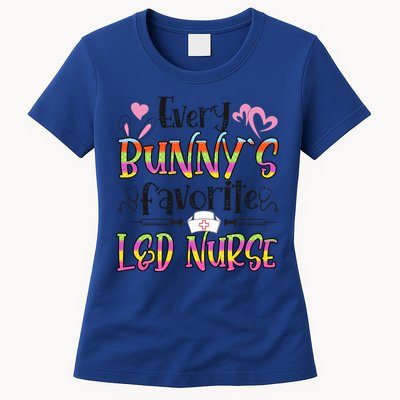 L And D Nurse Bunny's Favorite Nurse Easter Day Gift Women's T-Shirt